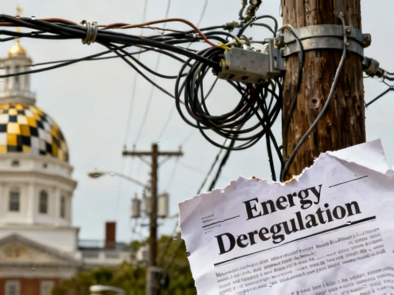 Maryland's Energy Crossroads: Monopoly Power vs. Competitive - According to Utility Dive, Maryland lawmakers are facing inten